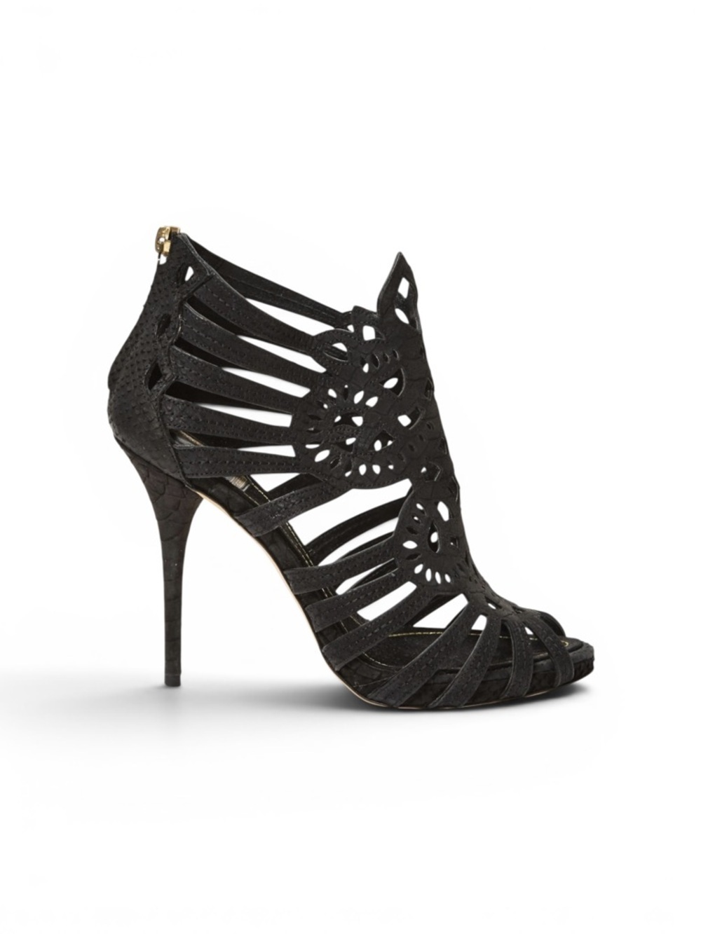 Dior Black Peep-Toe High Heels from the 2009 Runway Collection - Rare - Picture 3 of 9